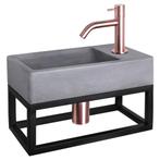 Fonteinset Differnz Force Beton en Handoekrek 40x22x9 cm, Doe-het-zelf en Bouw, Ophalen of Verzenden, Nieuw, Overige typen