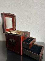 Sieradendoos - Messing, Hout, Antiek en Kunst