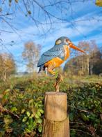 Ijsvogel op tak - Figurine - Natuurlijke vibe - Métal