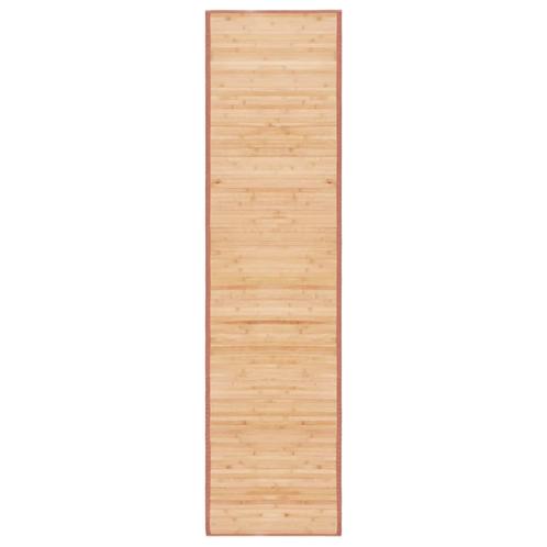 vidaXL Tapis en bambou 80x300 cm Marron, Maison & Meubles, Ameublement | Tapis & Moquettes, Neuf, Envoi