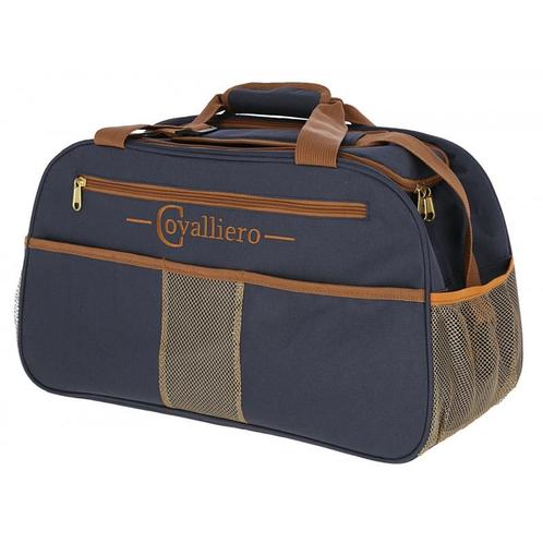 Covalliero trousse de toilette milano navy / camel 46cm x, Huis en Inrichting, Schoonmaakartikelen