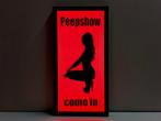 Reclamebord - Amsterdamse Wallen, Peepshow, komen in