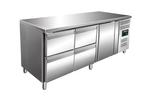 SARO Gekoelde werkbank met 1 deur en 2x sets van 2 lades - K, Zakelijke goederen, Horeca | Keukenapparatuur, Verzenden, Nieuw in verpakking