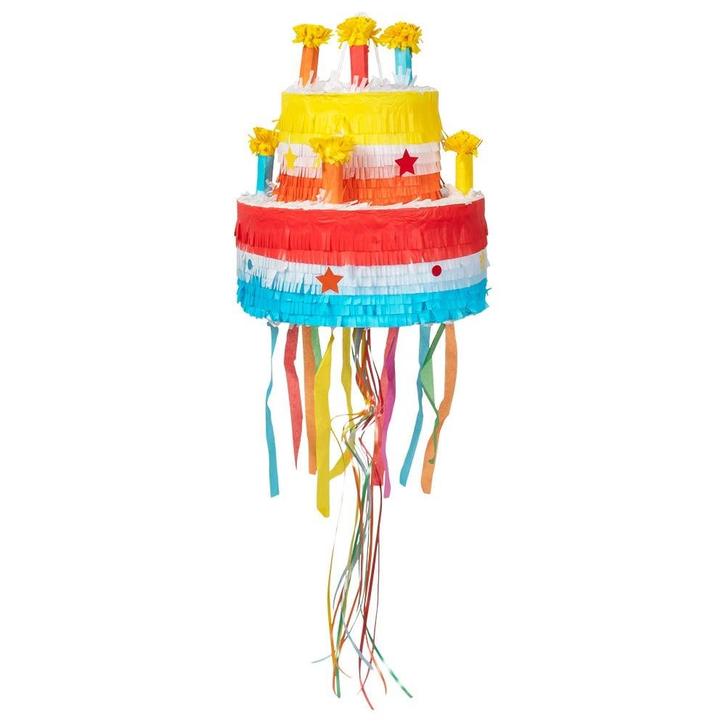 Pinata Verjaardagstaart 34cm, Hobby en Vrije tijd, Feestartikelen, Nieuw, Verzenden