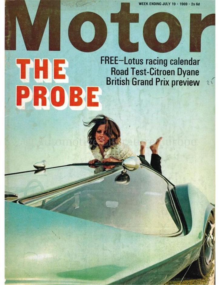 1969 MOTOR MAGAZINE 3500 ENGELS, Livres, Autos | Brochures & Magazines