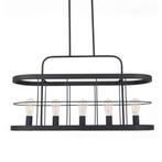 Industriële lampen Benson 5 hanglamp metaal zwart, Huis en Inrichting, Nieuw, Overige materialen, Modern, 75 cm of meer