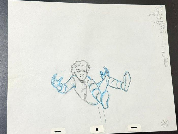 Walt Disney - Oorspronkelijke animatie tekening van Taran, Verzamelen, Disney