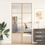 vidaXL Binnendeur smal 102,5x201,5 cm gehard glas en, Doe-het-zelf en Bouw, Verzenden, Nieuw