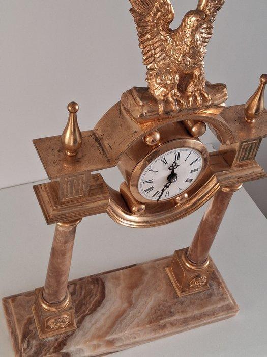 Beugel klok - - Verguld brons - 1950-1960, Antiek en Kunst, Curiosa en Brocante