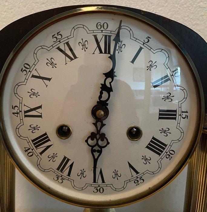 Portico klok - FHS - Hout, Messing - 1970-1980, Antiek en Kunst, Antiek | Klokken