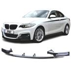 SPOILER LAME AVANT BMW F22 F23 LOOK M PERFORMANCE NOIR BRILL, Verzenden