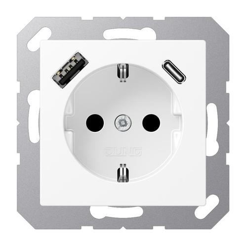 Jung A RANGE Wandstopcontact (WCD-schakelmateriaal), Doe-het-zelf en Bouw, Elektriciteit en Kabels, Verzenden
