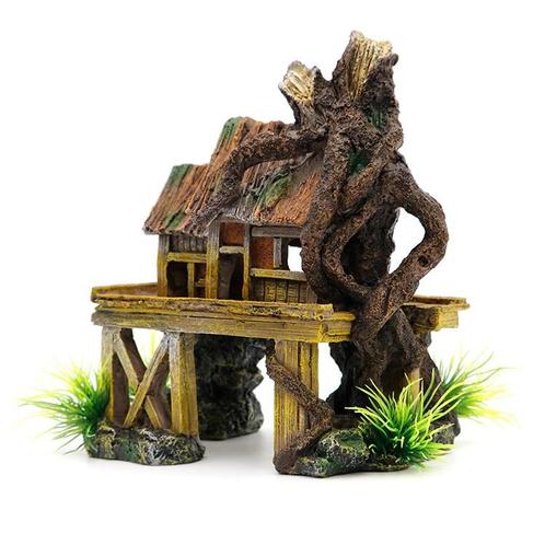 Ruïne op palen 18cm / Aquariumdecoratie As-156, Dieren en Toebehoren, Vissen | Aquaria en Toebehoren, Nieuw, Verzenden