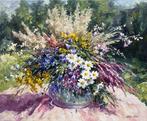 Irina Alex (1961-) - Fleurs des Champs sous le Soleil
