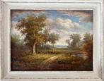 Britse school (XX) - A track in a countryside landscape