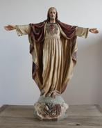 Statue, Jezus met het Heilig Hart - 62 cm - Plâtre