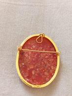 Sans prix de réserve - Camée - 14 carats Or jaune Cornaline