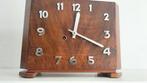 Tafel/bureauklokken - Art Deco -mahoniehout-chrome -