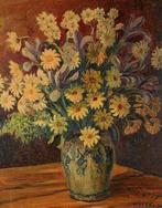 P. Wattez (1954) - Still life with vase of flowers - NO, Antiek en Kunst