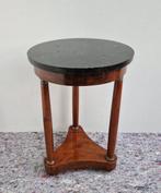 Guéridon Empire stijl - met marmeren blad - Bijzettafel -, Antiek en Kunst
