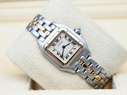 Cartier Panthere Ref. 66921 Year 1992 (Box & Papers), Handtassen en Accessoires, Horloges | Dames, Goud, Zo goed als nieuw, Goud