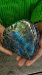 Goud - Paars - Opaalkleuren labradoriet, - Vrije vorm -