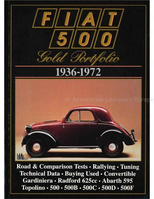 FIAT 500 1936-1972 GOLD PORTFOLIO, Livres, Autos | Livres