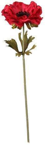 Anemoon Rood Zijdenbloem 37 cm per stuk, Huis en Inrichting, Woonaccessoires | Kunstplanten en Kunstbloemen, Nieuw