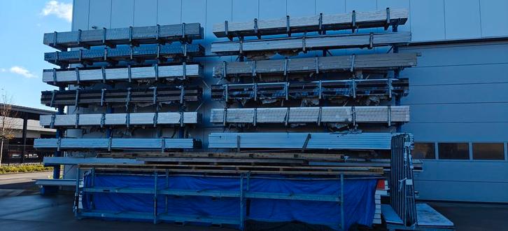 Enkele Draagarmstellingen / Rekken, Zakelijke goederen, Kantoor en Winkelinrichting | Magazijn, Stelling en Opslag, Ophalen of Verzenden