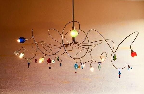 Harco Loor Design - Kroonluchter - Strawberry Sweet 12 -, Antiek en Kunst, Antiek | Verlichting