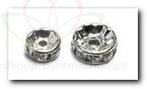 Pin Deco Diamantring 8 mm 15 St. Zilver Pimp de Parel Doosje, Nieuw