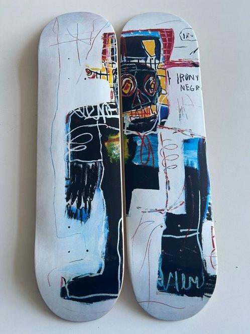 Jean Michel Basquiat (after) x The SkateRoom - Irony of the, Antiek en Kunst, Kunst | Schilderijen | Modern