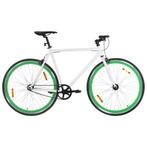 vidaXL Fiets met vaste versnelling 700 c 51 cm wit en groen, Verzenden, Nieuw