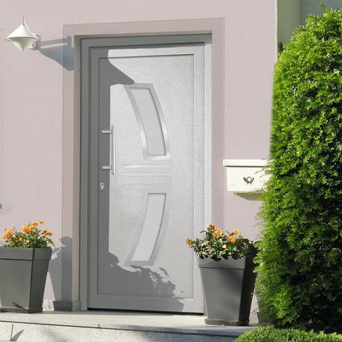 vidaXL Voordeur 98x208 cm wit, Doe-het-zelf en Bouw, Deuren en Vliegenramen, Nieuw, Verzenden