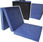 Opvouwbaar campingmatras - 195x70x8 cm - Navy blauw - Was..., Ophalen of Verzenden, Nieuw