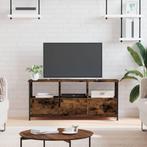 vidaXL Tv-meubel 102x33x45 cm bewerkt hout en ijzer gerookt, Huis en Inrichting, Kasten |Televisiemeubels, Nieuw, Verzenden