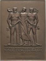 Einseitige Eisengussplakette 1931 Eisengussmedaille, Verzenden