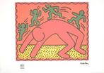 Keith Haring Offset Lithografie, Gecertificeerd (Na-Editie), Antiek en Kunst