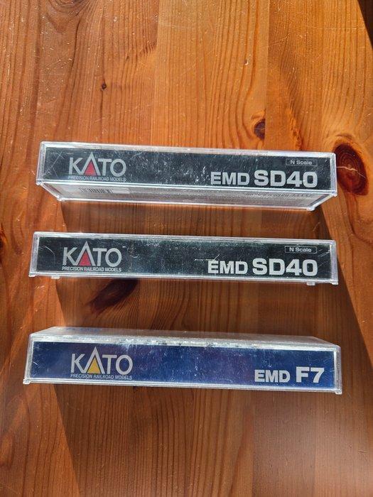 Kato N - emdSD40 - emdSD40 -emdF7 - Train miniature (3) -, Hobby & Loisirs créatifs, Trains miniatures | Échelle N