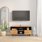 vidaXL Tv-meubel 100x33,5x46 cm massief mangohout bruin en, Nieuw, Verzenden