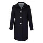 Verysimple • zwarte trenchcoat • 36 (IT42), Kleding | Dames, Verzenden, Nieuw, Maat 36 (S), Verysimple