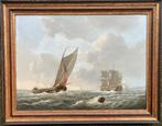 Heemskerk van Beest (1828-1895) - Zeilboten voor de kust, Antiek en Kunst
