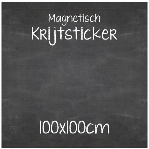 Magnetische Krijtsticker 100x100 cm, Maison & Meubles, Accessoires pour la Maison | Cadres, Envoi