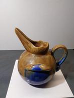 Gilbert Metenier - Kruik - pinguïn/pelikanen - grès flammé -