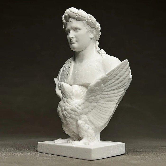 Beeldje, Buste impérial Napoléon - 13 cm - Gips, Antiquités & Art, Curiosités & Brocante