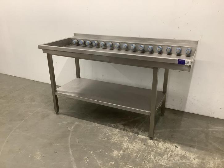 Rollenband voor Vaatwaskorven – RVS Doorvoerbaan, Zakelijke goederen, Horeca | Keukenapparatuur, Gebruikt, Wassen en Drogen, Ophalen of Verzenden