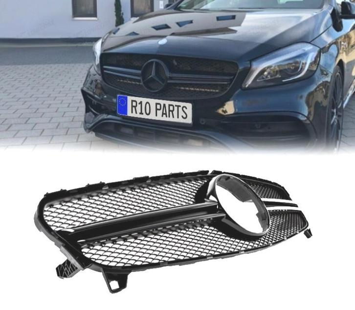 CALANDRE MERCEDES CLASSE A W176 15-18 LOOK AMG A45 NOIR, Autos : Pièces & Accessoires, Carrosserie & Tôlerie, Envoi