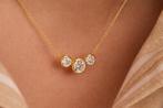 Halsketting - 14 karaat Geel goud - 2.24ct. tw. Diamant, Nieuw