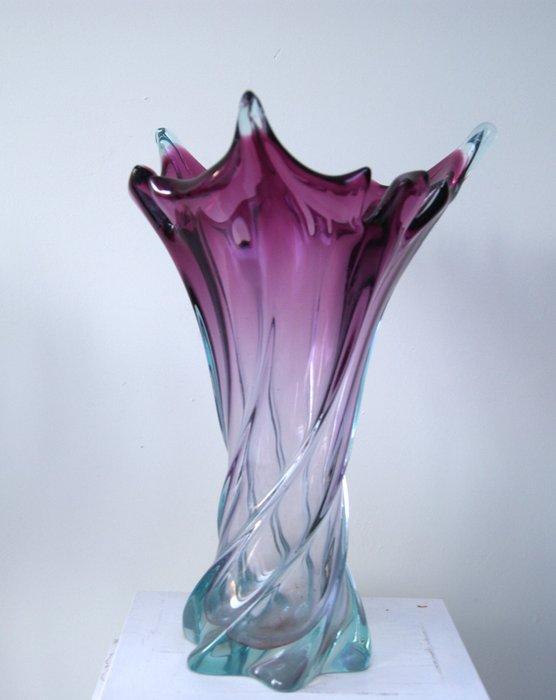 Vaas - Glas - Twee Murano stijl vazen, Antiek en Kunst, Kunst | Designobjecten