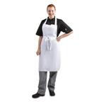 Whites halterschort wit | Polyester/katoen |, Zakelijke goederen, Verzenden, Nieuw in verpakking